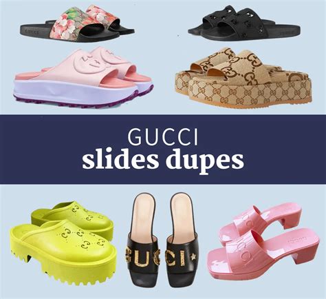 gucci dupe clothing|gucci platform slide dupe.